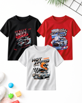Pack of 3 Kids Printed T-Shirts – Prints for Boys  (Code 5233)