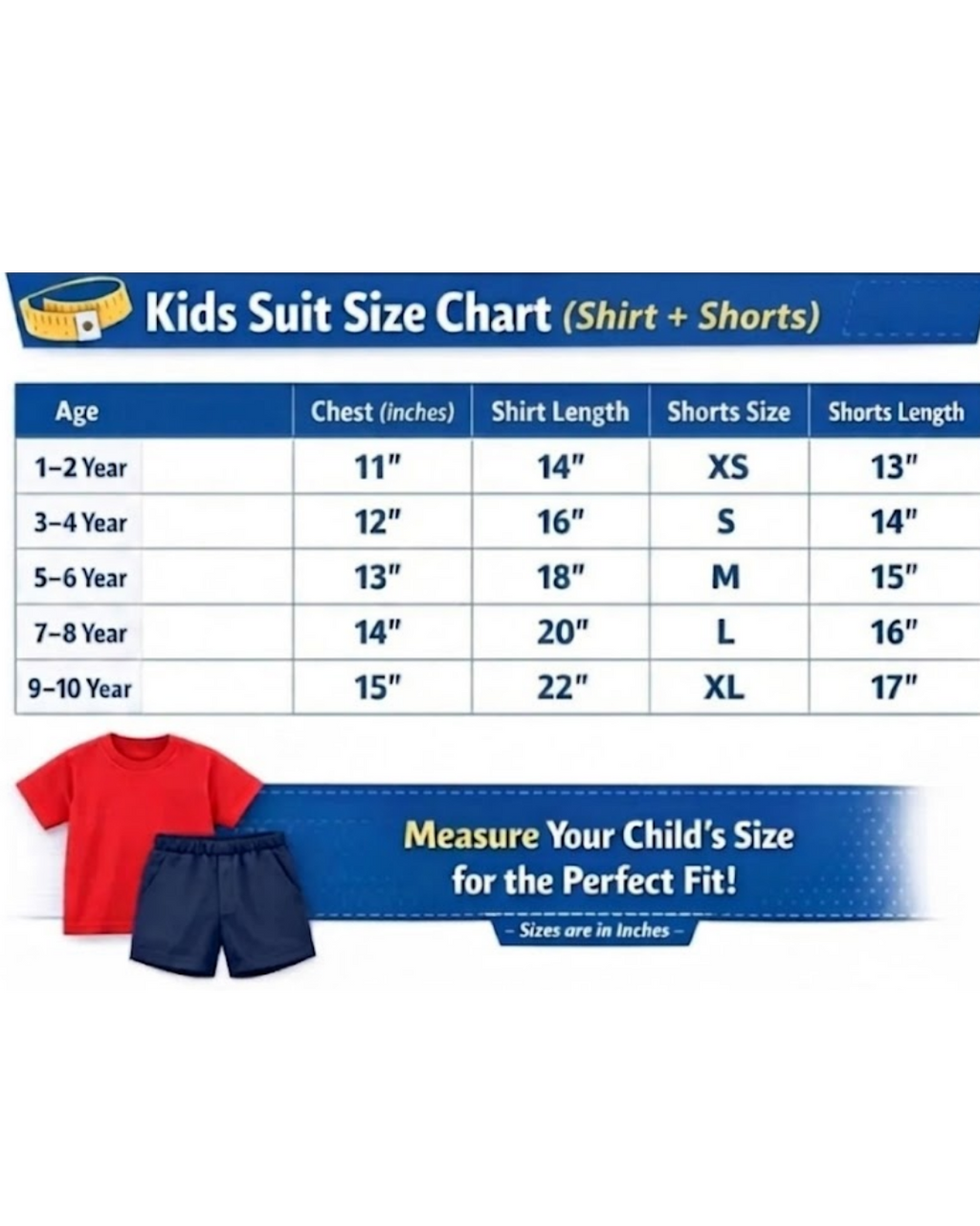 Kids Premium 2-Piece Jersey Shirt & Shorts Set (Code 5259)