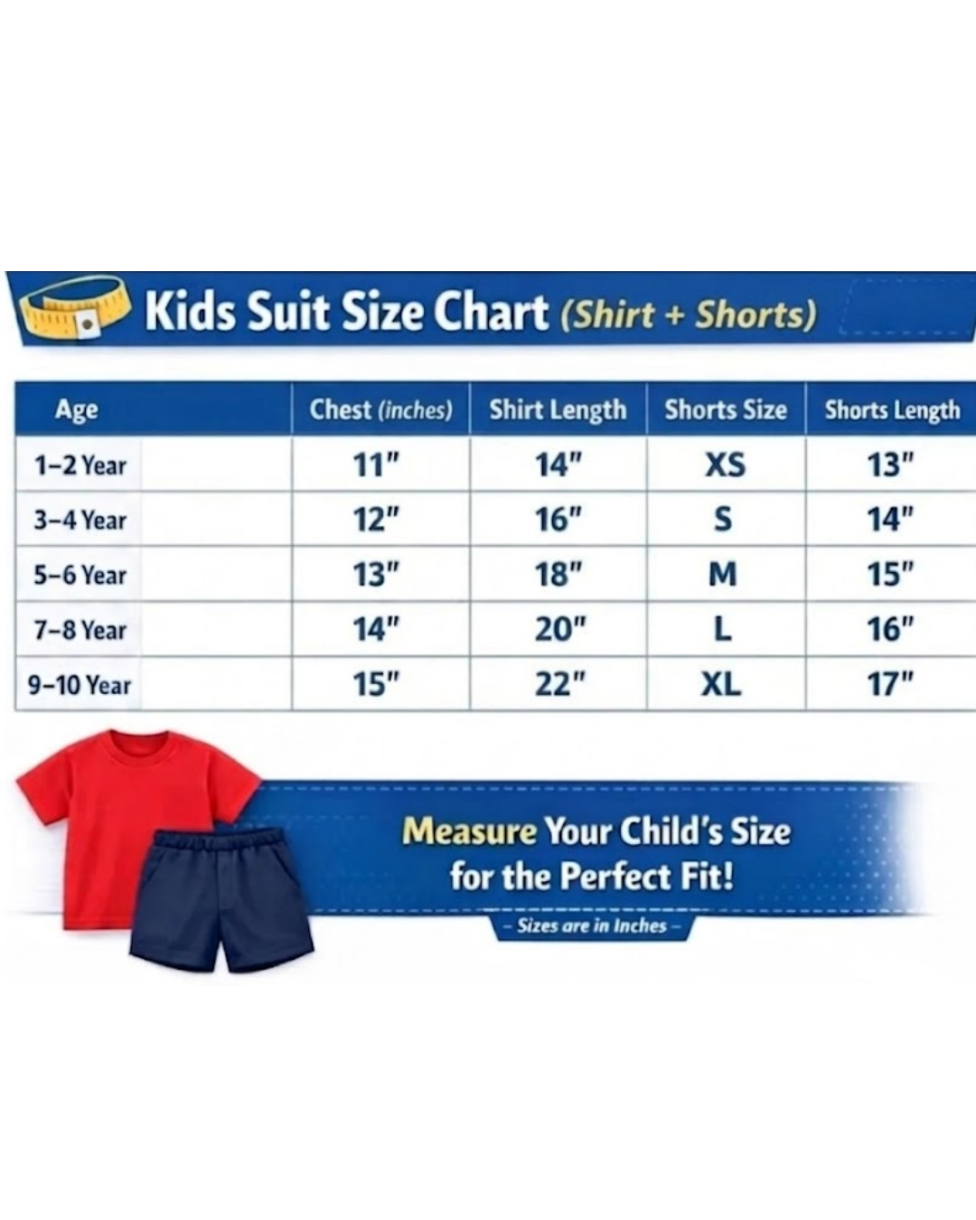 Kids Premium 2-Piece Jersey Shirt & Shorts Set (Code 5259)