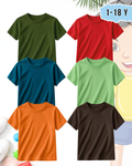 Pack of 6 Kids Basic Shirts – for Boys / Girls  (Code 5200)