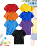 Pack of 7 Kids Basic Shirts – for Boys  (Code 5222)