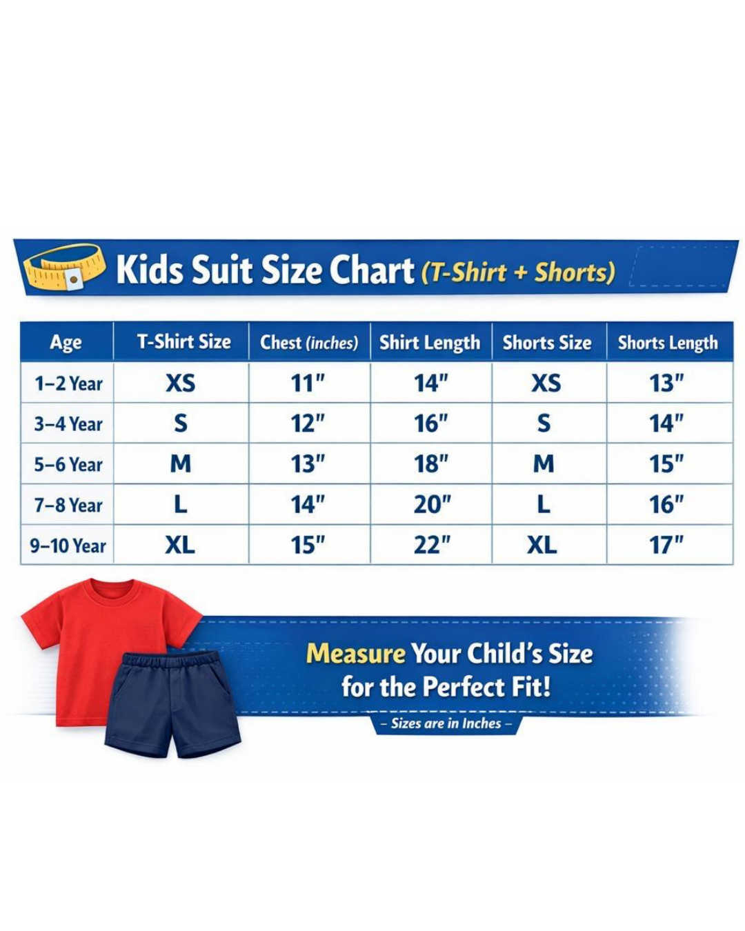 Kids Premium 2-Piece Jersey Shirt & Shorts Set (Code 5257)