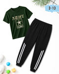 Army | Printed Casual Suit (Code 5327)