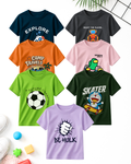 Pack of 7 Explore | Printed T-Shirts (Code 5333)