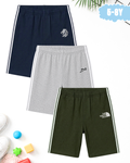 Kids Pack of 3 Side Strip Shorts (Code 5260)