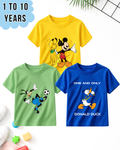 Pack of 3 Kids Printed T-Shirts – Fun Prints for Girls  (Code 5039)