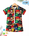Kids Premium 2-Piece Jersey Shirt & Shorts Set (Code 5256)