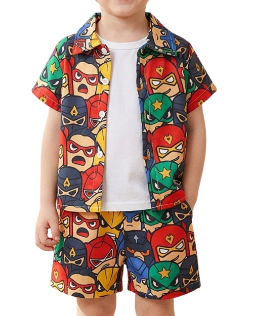 Kids Premium 2-Piece Jersey Shirt & Shorts Set (Code 5256)