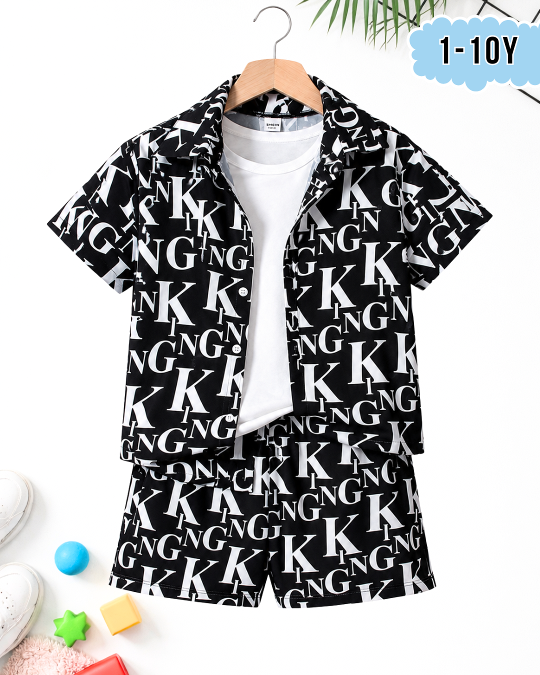 Kids Premium 2-Piece Jersey Shirt & Shorts Set (Code 5257)
