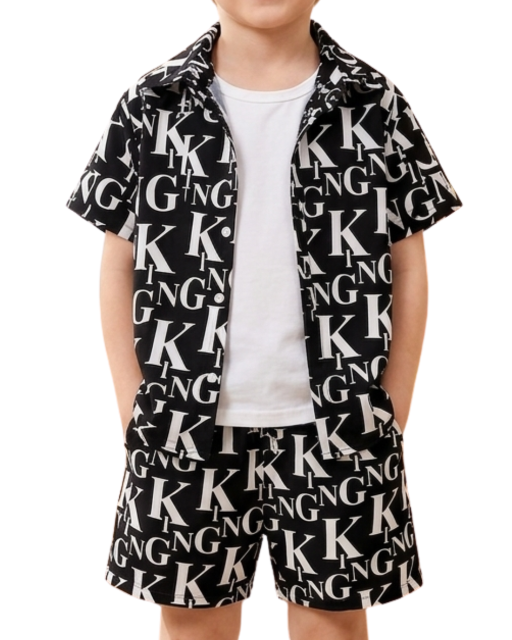 Kids Premium 2-Piece Jersey Shirt & Shorts Set (Code 5257)