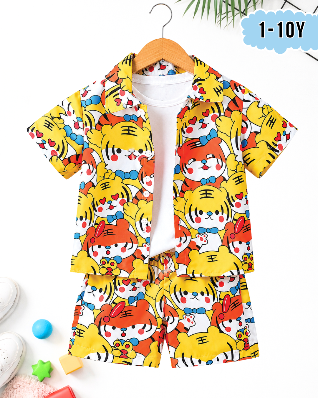 Kids Premium 2-Piece Jersey Shirt & Shorts Set (Code 5258)